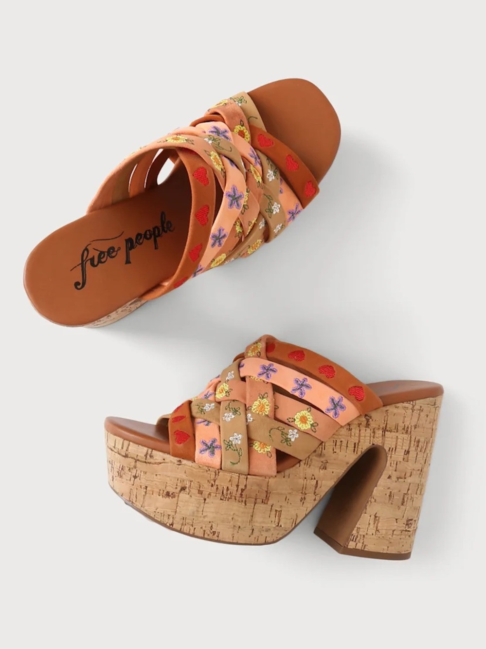 Free People Sandbar Platform - Lisbon Multi colorway